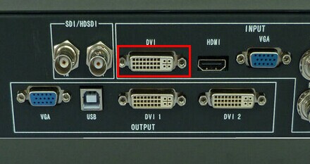 P2.5室内全彩LED显示屏接口类型及定义