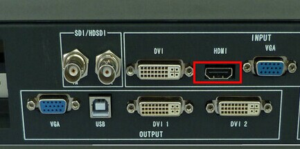 P2.5室内全彩LED显示屏接口类型及定义