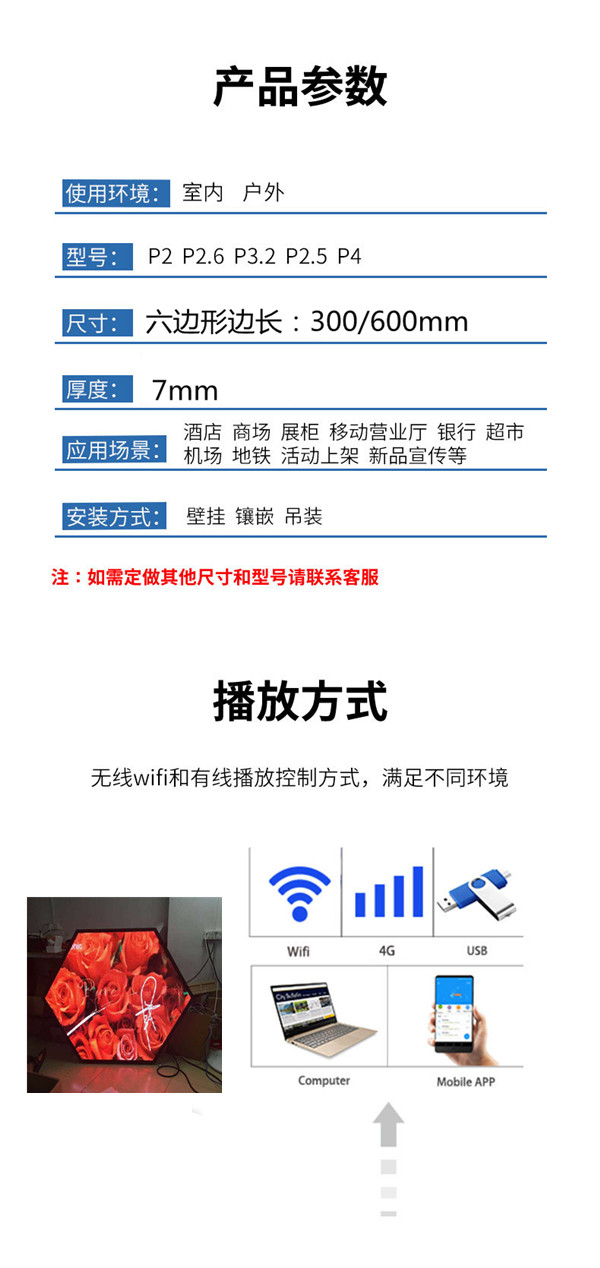 六边形LED显示屏详细介绍3